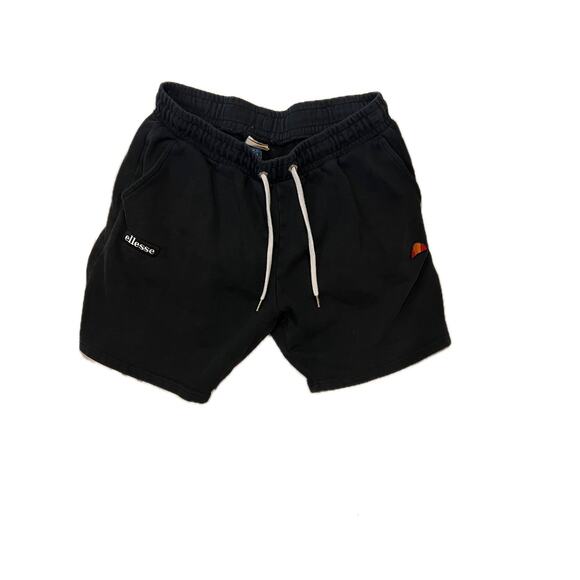 Ellesse Black Sweat Shorts Mens L - Picture 1 of 3